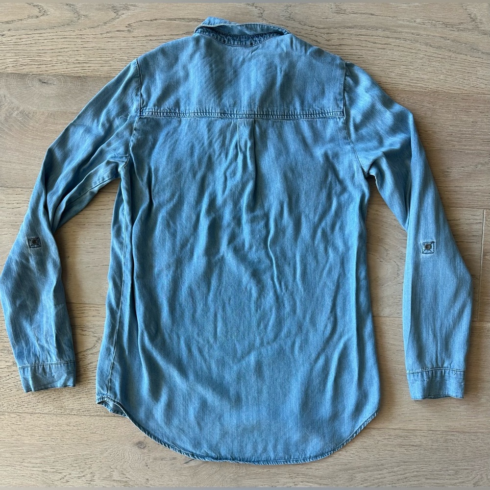 Be Cool Tencel And Rayon Denim Tunic - Picture 8 of 9